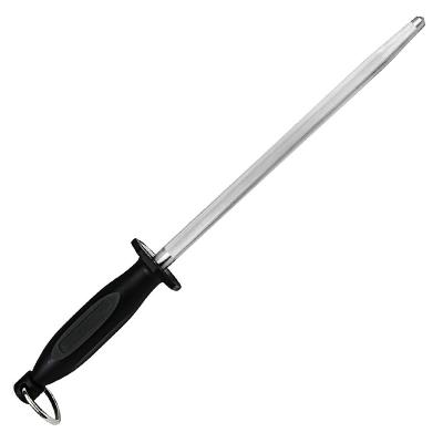 China Cuchillo de afilamiento clásico del acero de carbono que afila a Rod For Master Chef 10 pulgadas en venta