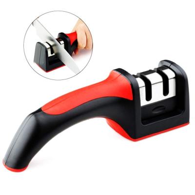 China Adjustable Manual Knife Sharpener For Restaurant Corase , Fine Sharpening System for sale