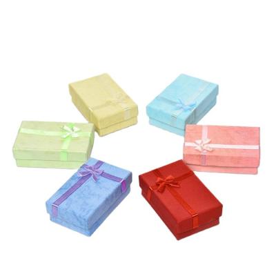 China Eco - Friendly Cute Paper Jewelry Gifts Boxes Earring Necklaces Bracelet Box For Lovers for sale