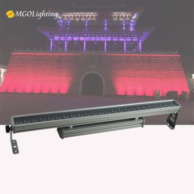 China ODM Hotel OEN Outdoor 24x10w 24*12w DMX512 RGBW/A Ip65 Led Bar Wall Washer Light for sale