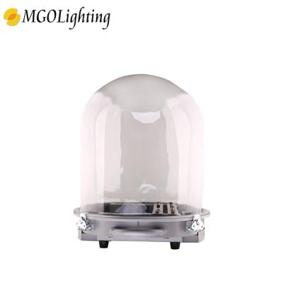 China IP54 Lightweight Outdoor Waterproof Plastic Moving Head Dome Rain Cover For Moving Head Light With Clamp for sale