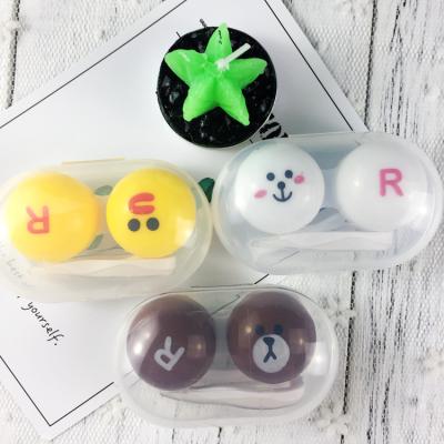 China Popu of easy transport; AR Color Contact Lens Case Eyewear Accessories Contact Lenss Case Customized Wholesale for sale