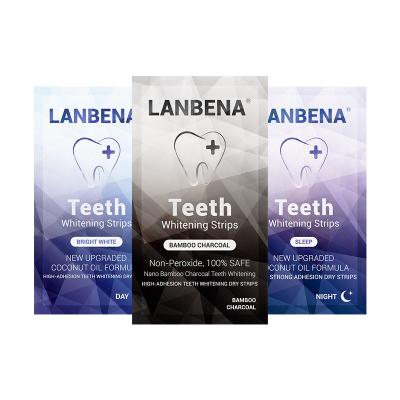 China Lanbena Tobacco Tooth Bamboo Teeth Whitening Formula Coconut Teeth Care Brightening Teeth Strips Pad for sale