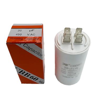 China AC Motor Cbb60 Run Capacitor 350V 40/70/21 15uf for sale