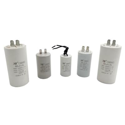 China cbb60 ac motor boarding and handling capacitor 40uf 250vac 50/60hz 25/70/21 for sale