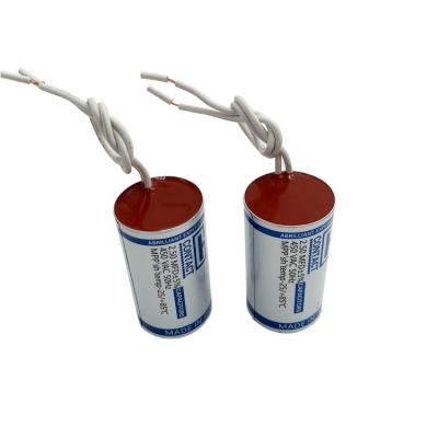 China AC Motor Small Price GFC Capacitor 2.5 uF 3.5 uF 450V White Line for sale