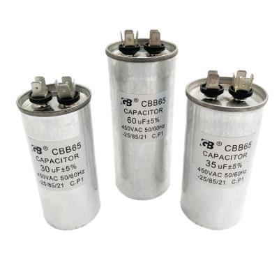 China AC Motor Air Conditioning Activated CBB65 Capacitor SH50/60Hz for sale