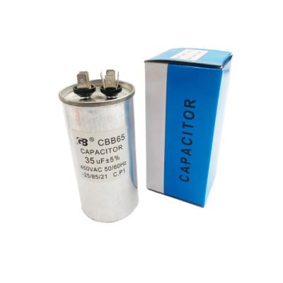 China AC Motor Compressor CBB65 Operation Capacitor Price Safety 40/70/21 for sale