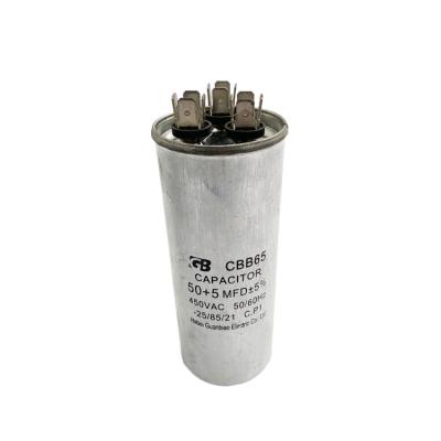 China AC motor air conditioning activated cbb65 capacitor 40uf 250V for sale