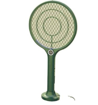 China Hot Sale Viable Folding Plastic Electric Fly Swatter Fly Killer Bug Zapper With Battery for sale