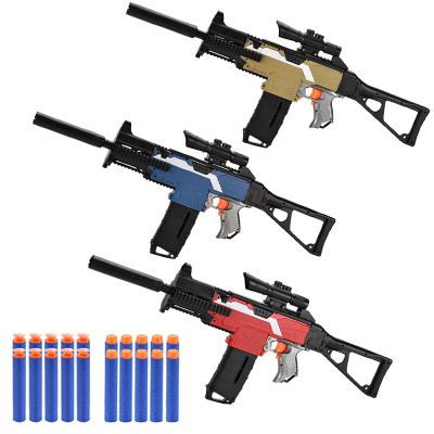 China Electronic Toy UMP EVA Soft Bullet Kids Electric Toy Gun Set Outdoor Play Toys For Children for sale