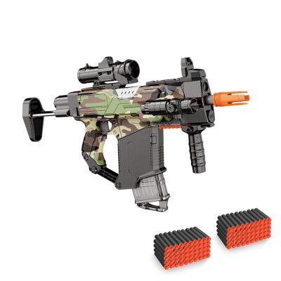 China Electric Automatic Shooting Gun Toy Gun Motorized Soft Bullet Blaster Gun Toy Gun For Kids for sale