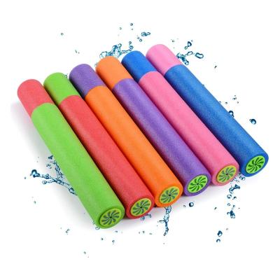 China 6 Pack Water Soaker Gun Gun Toy for Kids Toddlers Pool Beach Toys Foam Water Squirt Gun for sale