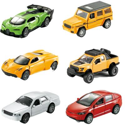 China Diecast Toy 1:32 Pull Back Car Die Cast Model Car Door Open Metal Car For Kids for sale