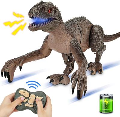 China Hot Selling ABS Amazon RC Dinosaur Toys Simulated Swing Walking Remote Control Dinosaur For Kids for sale