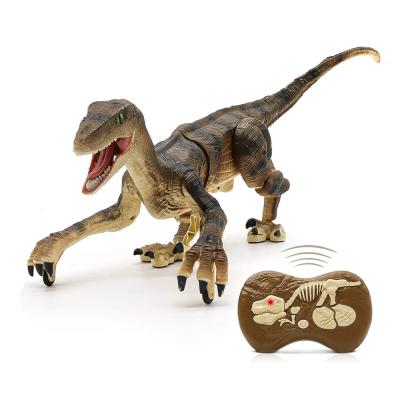 China Hot Selling ABS Amazon Dinosaur 2.4Ghz Remote Control Toys, RC Robot Walking Dinosaur For Kids for sale