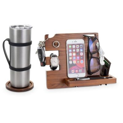 China Viable wooden docking station for men and docking station organizer for sale