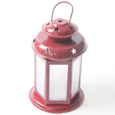 China Home Decoration Vintage Decorative Lantern With LED Star for sale