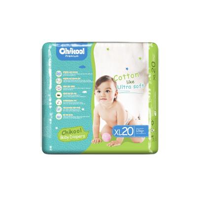 Cina China All Brand New High Quality Disposable Baby Diaper Manufacturer from China Chikool Baby Diaper in vendita