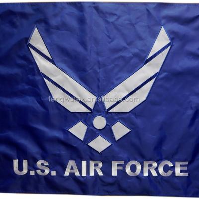 China Factory Direct Hanging 3x5ft Embroidered 210D Nylon United States Air Force Flag for sale