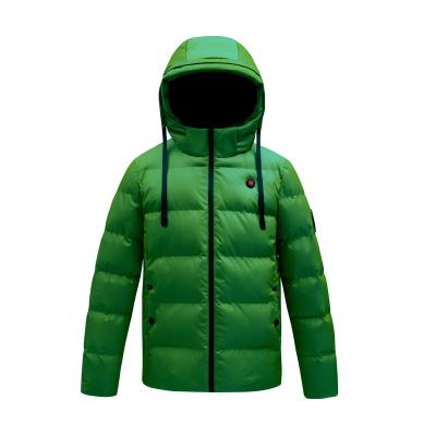 China Custom Logo Heating Hoodies Plus Size Men's Women's Empty Waterproof Anorak Outdoor Coats Heating Outwear Jacket for sale