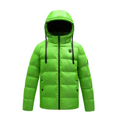 China Customized Waterproof Stripper Jacket Men Coat OEM ODM Quality Ultralight Hood Packable Light Winter Jacket Heating Down Coat for sale