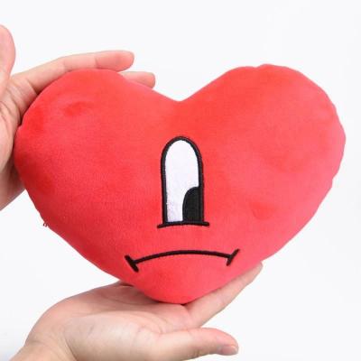 China 2022 new design bad and good return high quality Peripheral red rabbit products heart plush pillow stuffed toy for sale