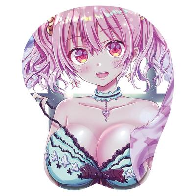 China With Wrist Rest Anime Gaming Mousepad Silicon Pretty Funny Sexy Mouse Pad With Gel Wrist Support for sale