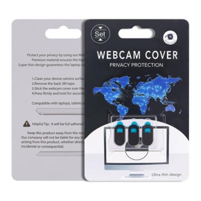 China Convenient Privacy Protection Logo Laptop Camera Cover Slide Custom Universal 3 Pack for sale