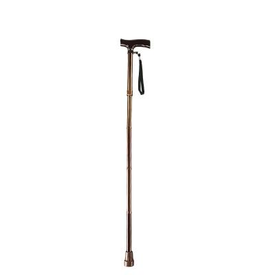 China Convenient Lightweight Single Foot Folding Walking Stick Canes For Elderly for sale