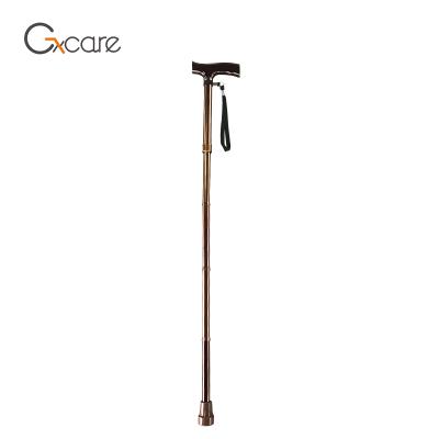 China T-Shape Lightweight Folding Single Leg Walking Stick Canes For Easy Storage for sale