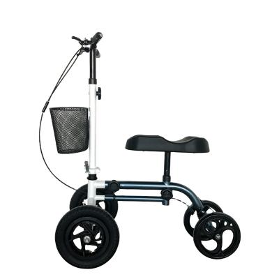 China Portable New Design Folding Collapsible Mobility One Knee Walker Scooter For Foot Injury for sale