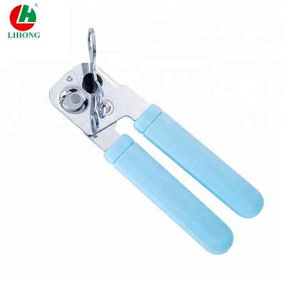 China Sustainable Food Grade PP Handle Heavy Duty Stainless Steel Can Opener For Sauce Food Can for sale