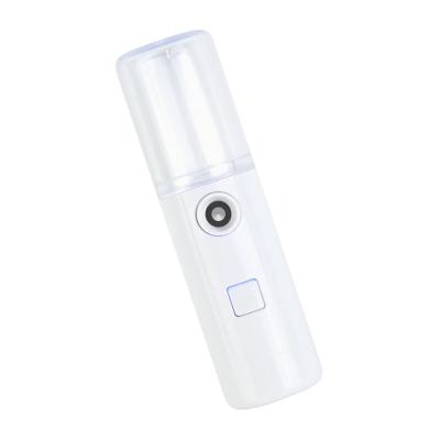 China Multifunctional DEEP CLEANING Mist Rechargeable Nano Facial Sprayer with Electric Skin Moisture Test Face Steamer and Power Bank for sale