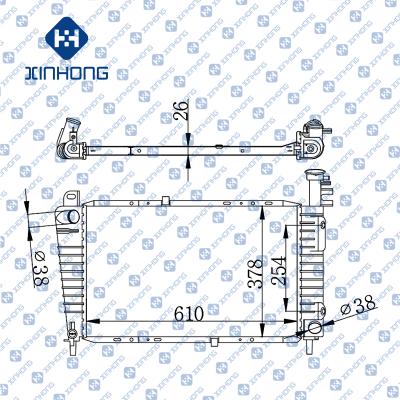 China Best Selling High Quality OE Radiator E6H8005GA 610*378*26 for sale