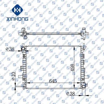 China Best Selling High Quality Radiator OE 6W1Z8005AA 645*498*16/26 for sale