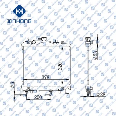 China Best Selling High Quality Radiator OE 180-15-200 320*378*16/26 for sale