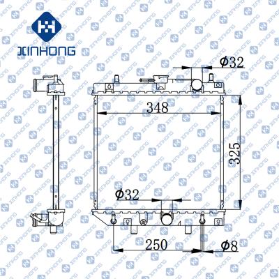 China Best Selling High Quality Radiator OE 16400-87F31 325*348*16/26 for sale