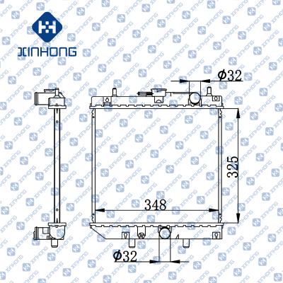 China Best Selling High Quality Radiator OE 16400-87776 325*348*16/26 for sale