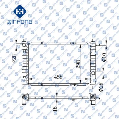 China Best Selling High Quality Radiator OE 96314162 458*298*16 for sale