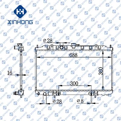 China Best Selling High Quality OE 21460-6M100/110 360*688*16 for sale