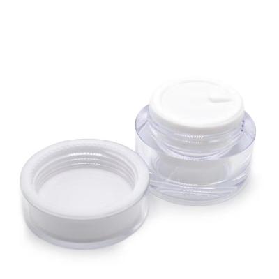 China Cosmetic Acrylic Plastic Eye Cream Jar 15ml Cream Container For Eye Cream for sale