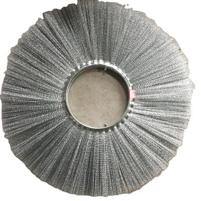 China Multiple Repair Process 188*760mm Steel Wire Sweeper Wafer Mechanical Brushes for sale