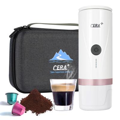 China Portable coffee maker mini espresso coffee machines cafetera portatil electrica for sale