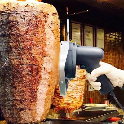 China Hot Sale Hotels Automatic Meat Slicer Cutting Kebab Slicer Machine Mini Shawarma Electric Shawarma for sale