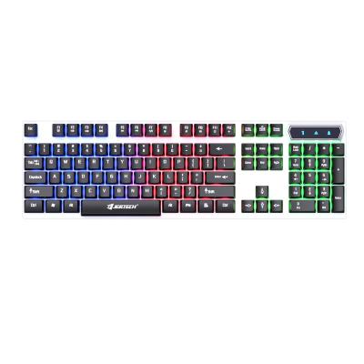 China Free Sample Jertech K358 Ergonomic Backlit Gaming Wired Computer Arabic Keyboard PC for sale