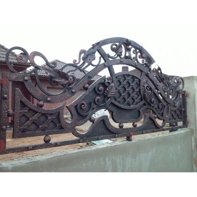 China Easily Assembled Euro Palisade Fence Wrought Iron Fence Garden Fence for sale