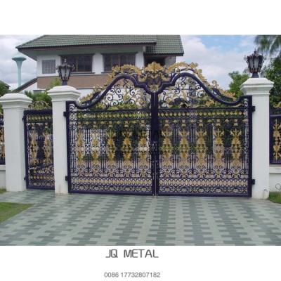 China Easily Assembled Galvanized Antique Decorative 4x4 Fence Posts Modern Metal Fence for sale