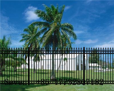 China Easily Assembled Iron Or Wrought Iron Steel Products Fence Gate Grill Fence Design for sale