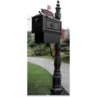 China 2018 hotsale aluminum casting wall mounted standing mailbox for sale